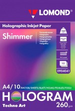  Lomond Holographic Inkjet Paper Shimmer () 260 /, 4/10 .  0904041